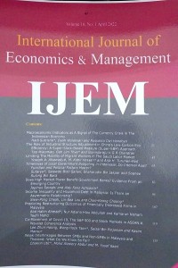 International Journal Economics & Management = IJEM Volume 16, No.1 April 2022