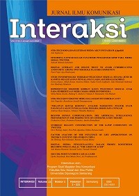 Jurnal Ilmu Komunikasi Interaksi Volume 13 No 1 Januari-Juni 2024