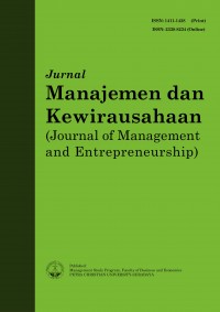 Jurnal Manajemen dan Kewirausahaan Volume 23 No 2 September 2021
