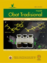 Majalah Obat Tradisional Vol.27 No.1 January-April 2022