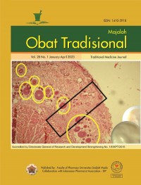 Majalah Obat Tradisional Vol.28 No.1 January-April 2023