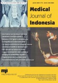 Medical Journal Of Indonesia Vol.31, Issue 4 December 2022