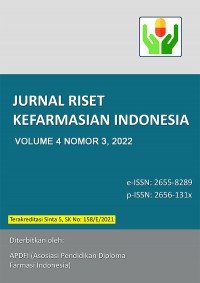 Jurnal Riset Kefarmasian Indonesia Volume 4 Nomor 3, 2022