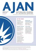 AJAN = Australian Journal Of Advanced Nursing September-November 2022 Volume 39 Issue 4