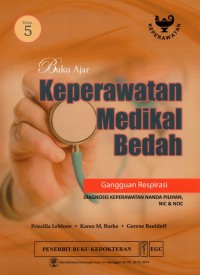 Buku Ajar Keperawatan Medikal Bedah Gangguan Respirasi Diagnosis Keperawatan Nanda Pilihan NIC & NOC
