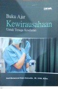 Buku Ajar Kewirausahaan untuk Tenaga Kesehatan