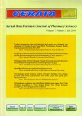 Cerata : Jurnal Ilmu Farmasi (Journal of Pharmacy Science) Volume 7 Nomor 1 Juli 2016