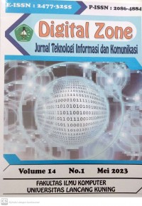 Digital Zone : Jurnal Teknologi Informasi dan Komunikasi Volume 14 No.1 Mei 2023
