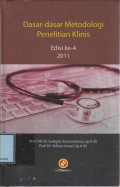 Dasar-dasar Metodologi Penelitian Klinis (ed.4)