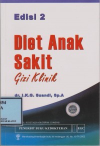 Diet Anak sakit Gizi Klinik