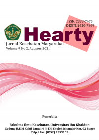 HEARTY Jurnal Kesehatan Masyarakat Volume 9 No 2, Agustus 2021