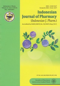 Indonesian Journal of Pharmacy (Indonesian J. Pharm.) Volume 26 Issue 3 (2015) July-September