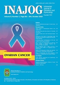 INAJOG = Indonesian Journal of Obstetrics and Gynecology Volume 8 No 4 October 2020