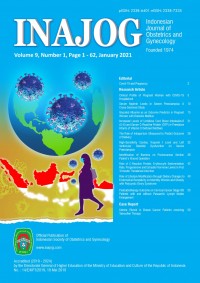 INAJOG = Indonesian Journal of Obstetrics and Gynecology Volume 9 No 1 January 2021