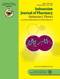 Indonesian Journal of Pharmacy (Indonesian J. Pharm.) Volume 31 Issue 2 (2020) April-June