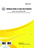 Indonesian Journal of Global Health Reseach Volume 2 Number 4 November 2020
