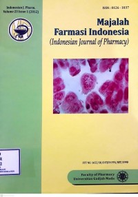 Majalah Farmasi Indonesia (Indonesian Journal of Pharmacy) Volume 23 Issue 1 (2012)