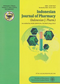 Indonesian Journal of Pharmacy (Indonesian J. Pharm.) Volume 27 Issue 3 (2016) Juli-September