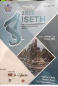 Proceeding 2016 ISETH The 2 th International Conference on Science, Technology and Humanity