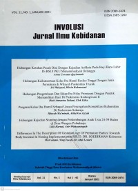 Involusi Jurnal Ilmu Kebidanan Vol. 11 No. 1, Januari 2021
