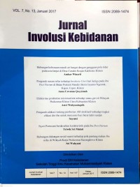 Involusi Jurnal Kebidanan Vol. 7 No. 13, Januari 2017
