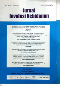Involusi Jurnal Kebidanan Vol. 9 No. 2, Juni 2019