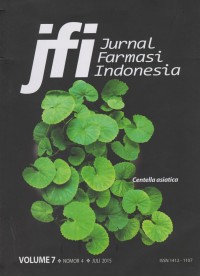 JFI = Jurnal Farmasi Indonesia Volume 7 Nomor 4 Juli 2015