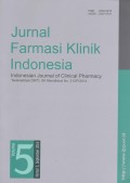 Jurnal Farmasi Klinik Indonesia = Indonesian Journal of Clinical Pharmacy Vol.5 No.3 September 2016