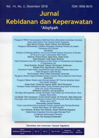 Jurnal Kebidanan dan Keperawatan 'Aisyiyah Vol. 14 No. 2 Desember 2018