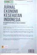 Jurnal Ekonomi Kesehatan Indonesia Volume 6 No. 1 2021