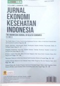 Jurnal Ekonomi Kesehatan Indonesia Volume 6 No. 2 2021