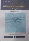 Jurnal Kebidanan dan Keperawatan 'Aisyiyah Vol. 19 No. 1 Juni 2023