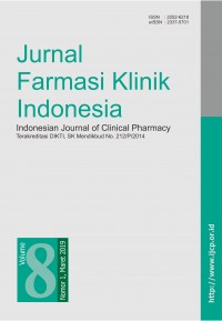 Jurnal Farmasi Klinik Indonesia = Indonesian Journal of Clinical Pharmacy Volume 8 Nomor 1 Maret 2019