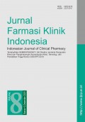 Jurnal Farmasi Klinik Indonesia = Indonesian Journal of Clinical Pharmacy Volume 8 Nomor 4 Desember 2019