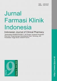 Jurnal Farmasi Klinik Indonesia = Indonesian Journal of Clinical Pharmacy Volume 9 Nomor 2 Juni 2020