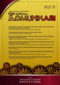 Jurnal Komunikasi Volume 16, Nomor 1 Oktober 2021