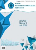 Jurnal Pengabdian Masyarakat Kebidanan Volume 4 Nomor 2 Juli 2022