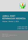 Jurnal Riset Kefarmasian Indonesia  Volume 1 Nomor 2, 2019