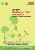 Jurnal Tumbuhan Obat Indonesia = The Journal of Indonesian Medicinal Plant Volume 11 No.2, Desember 2018