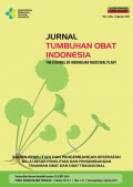 Jurnal Tumbuhan Obat Indonesia = The Journal of Indonesian Medicinal Plant Volume 12 No 1, Agustus 2019