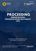 Proceeding Seminar Nasional Pengabdian Kepada Masyarakat 2023 : Komunikasi dan Pemberdayaan Masyarakat Di Era Digital
