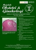 Majalah Obstetri & Ginekologi = Journal Of Obstetrics & Gynecology Science Vol. 32 No. 1 April 2024