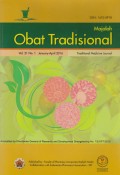 Majalah Obat Tradisional Vol. 21 No.1 January - April 2016