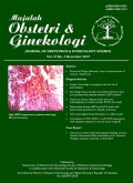 Majalah Obstetri & Ginekologi = Journal Of Obstetrics & Gynecology Science Vol. 27 No. 3 December 2019