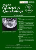 Majalah Obstetri & Ginekologi = Journal Of Obstetrics & Gynecology Science Vol. 28 No. 1 April 2020