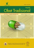 Majalah Obat Tradisional Vol. 22 No. 3 September-December 2017