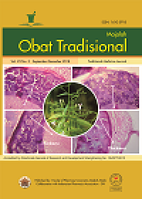 Majalah Obat Tradisional Vol. 23 No. 3 September-December 2018