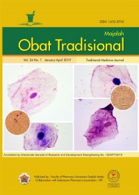 Majalah Obat Tradisional Vol.24 No.1 January-April 2019