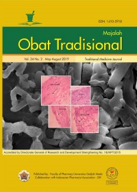Majalah Obat Tradisional Vol.24 No.2 May-August 2019