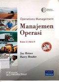 Operations Management = Manajemen Operasi Buku 2